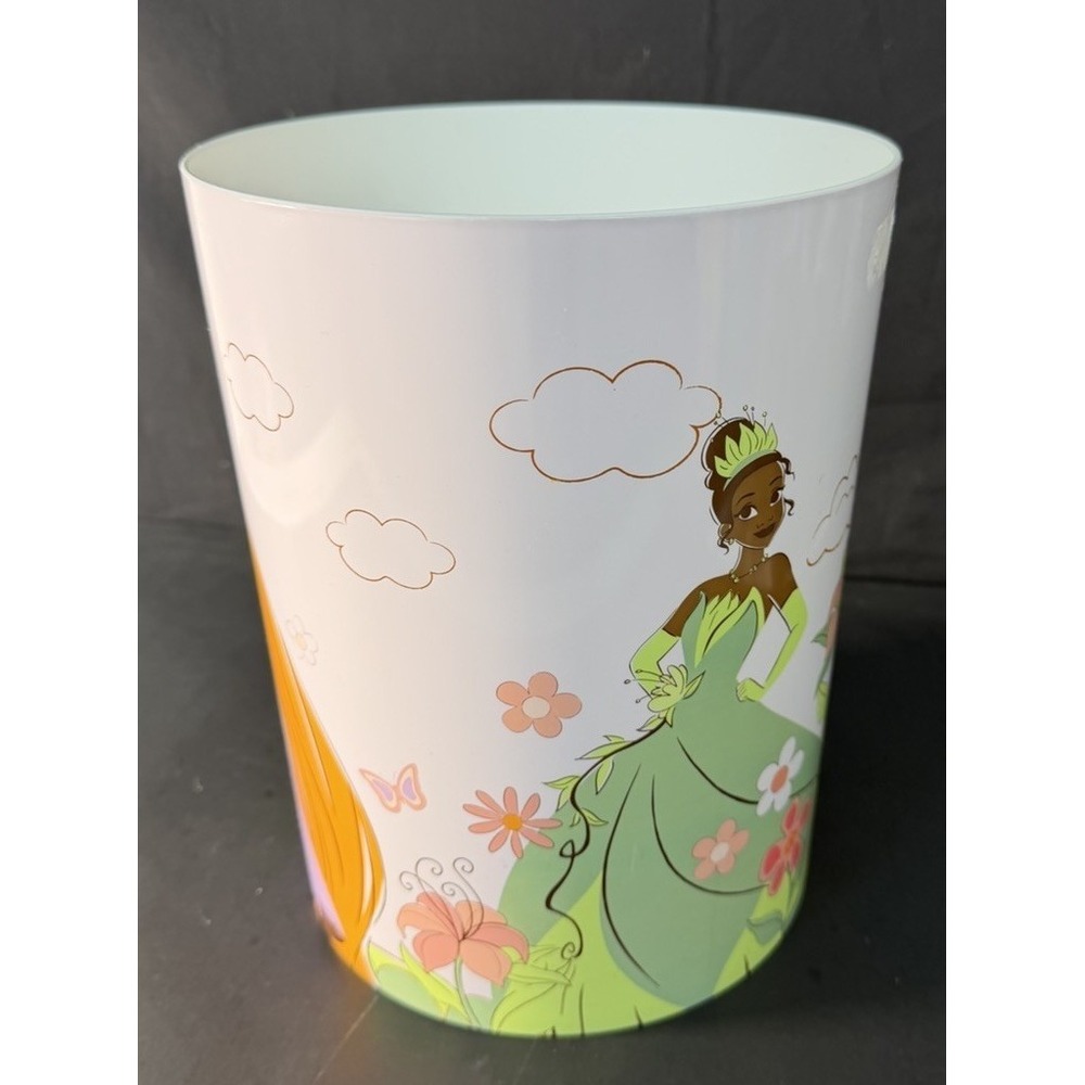 Disney Princess' Solid Plastic Waste Trashcan The Big One Kids New With Tags